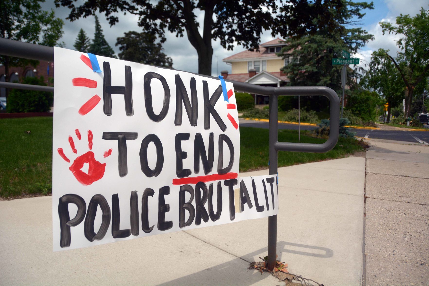 Portage protests police brutality